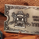 Official Resident Evil 4 Metal Exclusive Upgrade Ticket