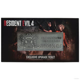 Official Resident Evil 4 Metal Exclusive Upgrade Ticket