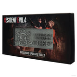 Official Resident Evil 4 Metal Exclusive Upgrade Ticket