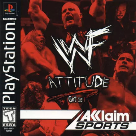 WWF Attitude Get It (PS1) R1 - Used Very Good Condition