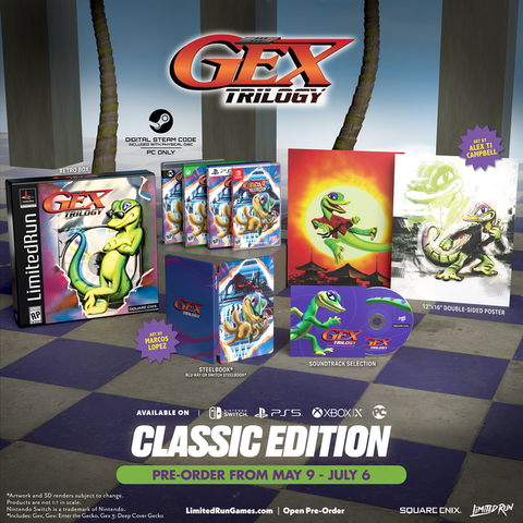 GEX TRILOGY LIMITED RUN CLASSIC EDITION (PS5) R1 - PRE ORDER