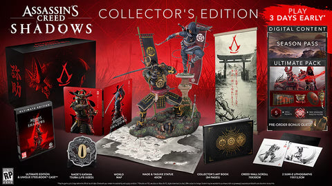 ASSASSINS CREED SHADOWS COLLECTOR’S EDITION (PS5) R2 - PREORDER