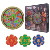 Resident Evil 4 Church Puzzle Medallion Set