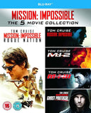 Mission: Impossible (The 5-Movie Collection) (Blu Ray) R2 Region Free