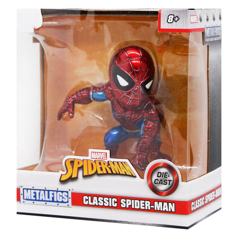 Metals Marvel Classic Spiderman Diecast Collectible Toy Figure 4"