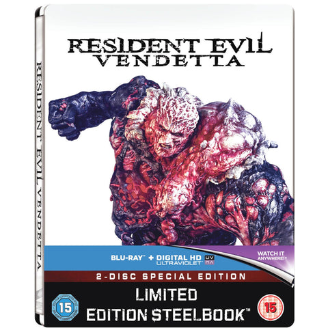 Resident Evil: Vendetta Steelbook (4K/Blu Ray) ABC Region Free