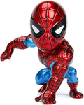 Metals Marvel Classic Spiderman Diecast Collectible Toy Figure 4"