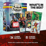 2026 Topps Chrome Marvel Comics Trading Cards Mega Box