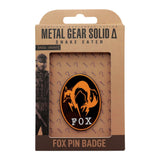 Metal Gear Solid Delta Snake Eater FOX Pin Badge