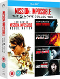 Mission: Impossible (The 5-Movie Collection) (Blu Ray) R2 Region Free