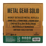 Metal Gear Solid Replica Antique Gold Plated The Orange Metal Box