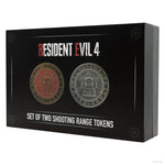 Official Resident Evil 4 Set of Two Metal Shooting Gallery Tokens