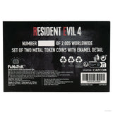 Official Resident Evil 4 Set of Two Metal Shooting Gallery Tokens