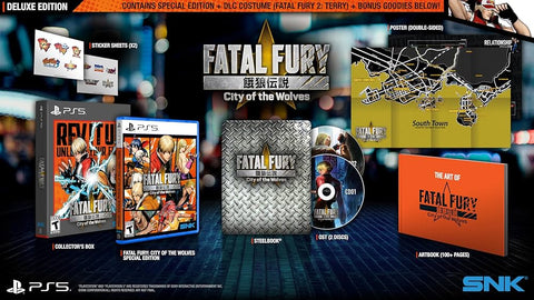 Fatal Fury: City Of The Wolves Steelbook Deluxe Edition (PS5) R1