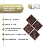 Official RESIDENT EVIL Village Replica House Crest Medallion Collection