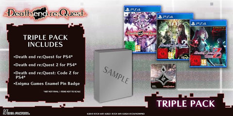 Death end re;Quest/ Death end re;Quest 2/ Death end re;Quest: Code Z - Triple Pack (PS4) R2