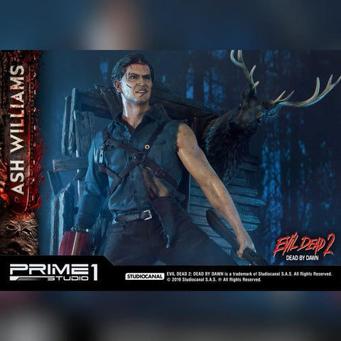 Evil Dead 2 (Film)
Ash Williams Prime 1 Studios 1:3 Scale Statue with Custom Handmade Wooden Stand