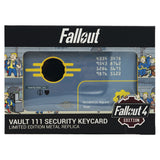 Fallout 4 - Vault 111 Limited Edition Security Keycard Metal Replica
