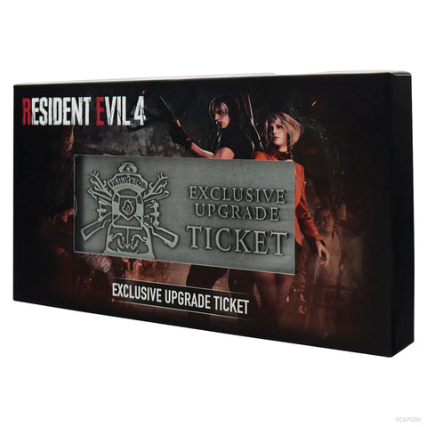 Official Resident Evil 4 Metal Exclusive Upgrade Ticket