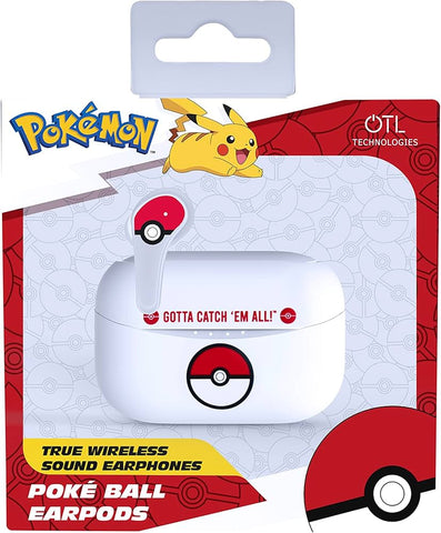 Pokemon Poke Ball TWS Wireless Earphones with Charging Case