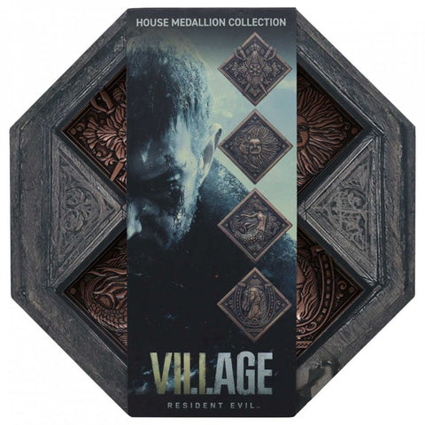 Official RESIDENT EVIL Village Replica House Crest Medallion Collection