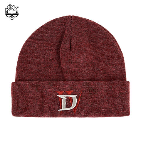 Official Diablo 4 Knit Beanie Beanie A New Threat JINX