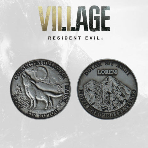 RESIDENT EVIL Village Currency Replica Limited Edition Collectible Coin