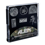 Alien Pin Badge Set Silver Limited Edition