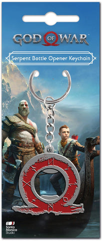 God of War Serpent Bottle Opener Keychain