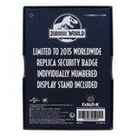 JURASSIC WORLD Limited Edition Replica Security Badge