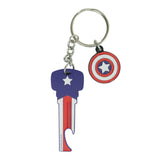 OFFICIAL MARVEL CAPTAIN AMERICA KEY BOTTLE OPENER KEYRING