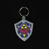 Official The Legend of Zelda Hylian Shield Rubber Keychain