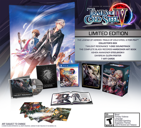 The Legend of Heroes: Trails of Cold Steel IV Limited Edition (PS4) R1