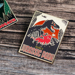 PIN KINGS JURASSIC PARK ENAMEL BADGE SET 1.2