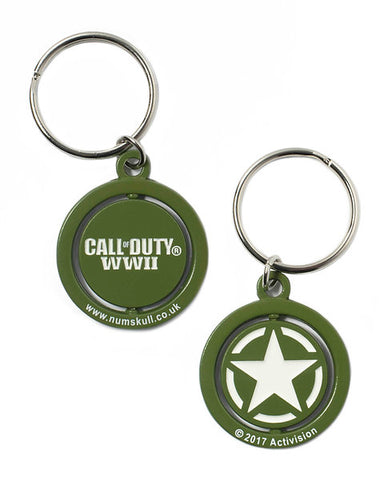 Official Call of Duty Freedom Star Spinner Key Chain – Size: One Size