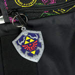 Official The Legend of Zelda Hylian Shield Rubber Keychain