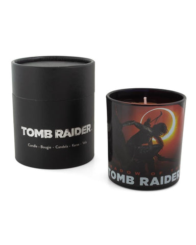 OFFICIAL SHADOW OF THE TOMB RAIDER GLASS CANDLE