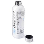 OFFICIAL DREAMCAST WHITE BOWLING PIN STYLE WATER BOTTLE